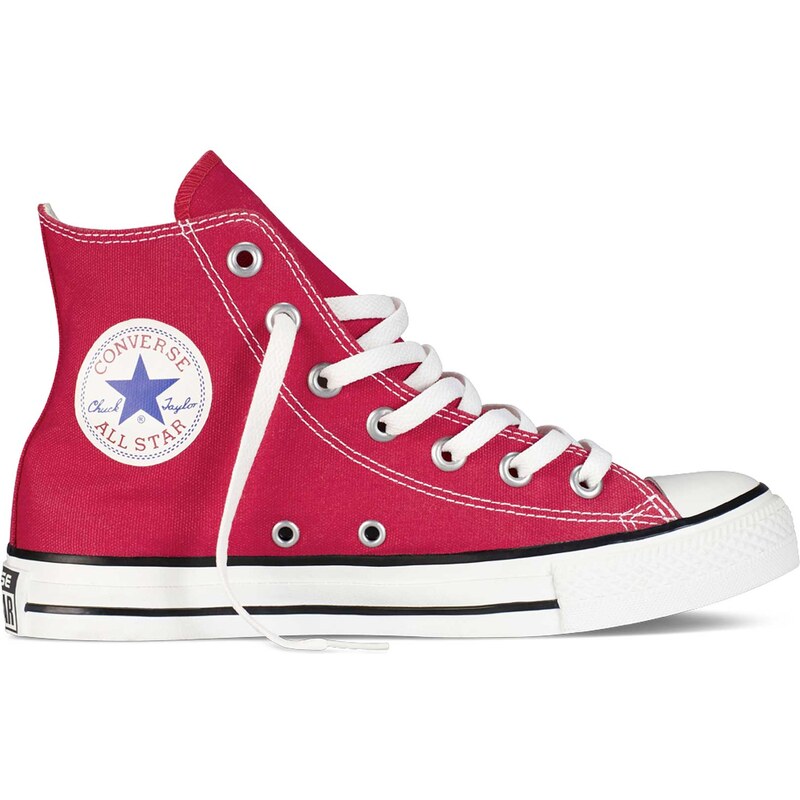 converse rosse gomma