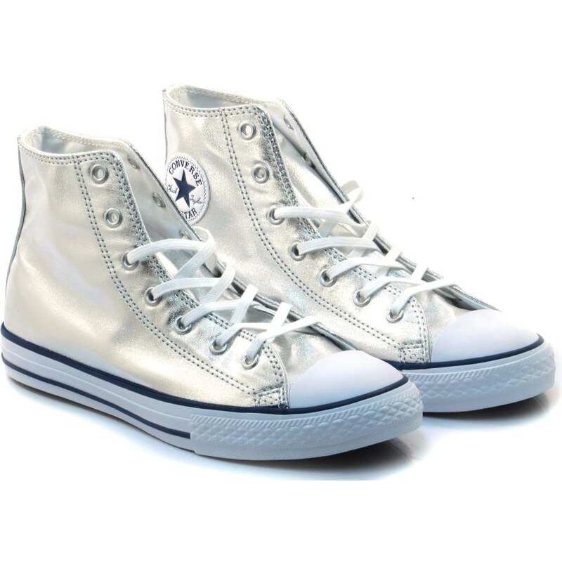 Converse all star sneakers alte bambini ctas hi silver galeotti calzature  bimba grigio - Stileo.it