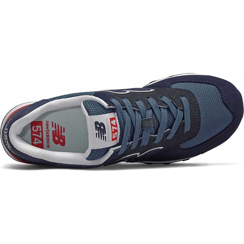 574 new balance sneaker per blu maxi sport neri casual - Stileo.it