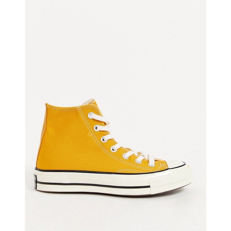 Converse - chuck '70 - sneakers alte giallo girasole asos lacci ... وسط المدينة