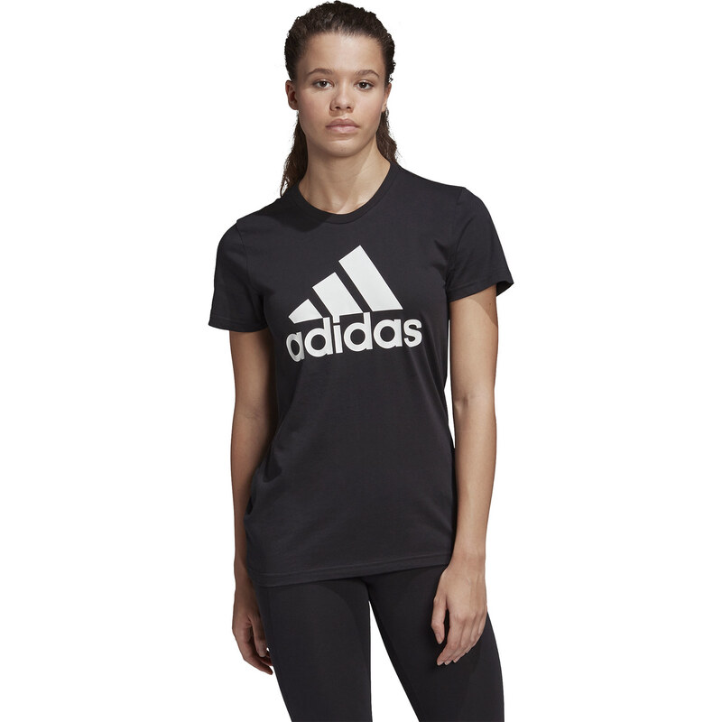 Adidas t-shirt logo con scritta core donna nero maxi sport donna neri -  Stileo.it