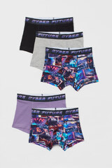 Trendy Boy Boxer Bambino in Cotone Slip Intimo 8-18 Anni Mutande Set da 4 Pezzi Multicolore Design Italiano Ultra Morbido